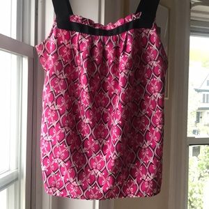 Satin Pink Ann Taylor Loft tank top